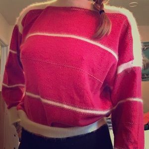 Cashmere 80s batwing sweater
